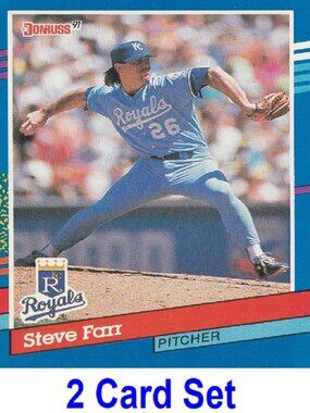 Steve Farr Baseball Card Collection